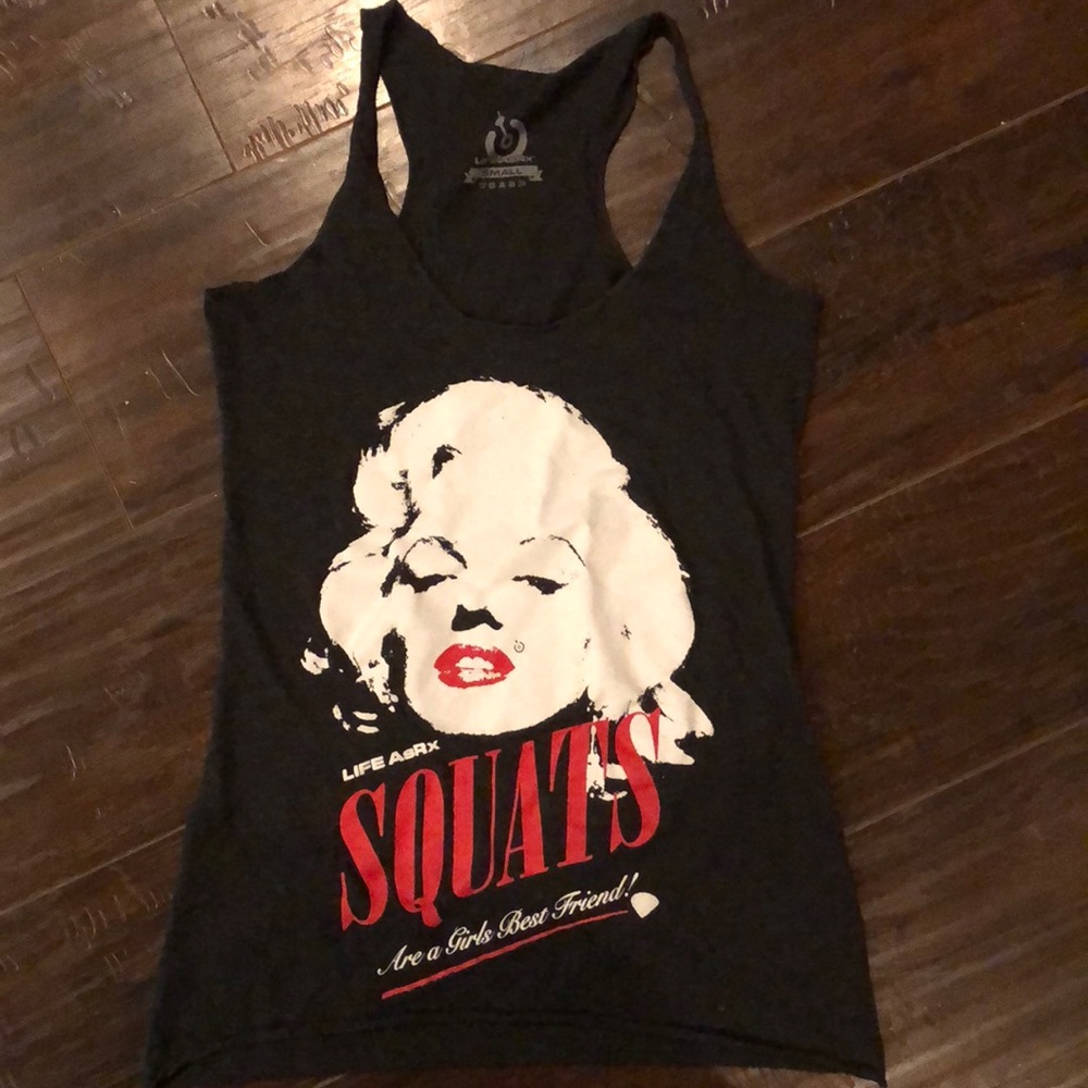 Life as Rx Marilyn Monroe racer back tank!